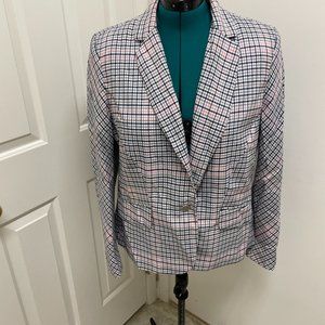 New York & Company Plaid Blazer, Size 18